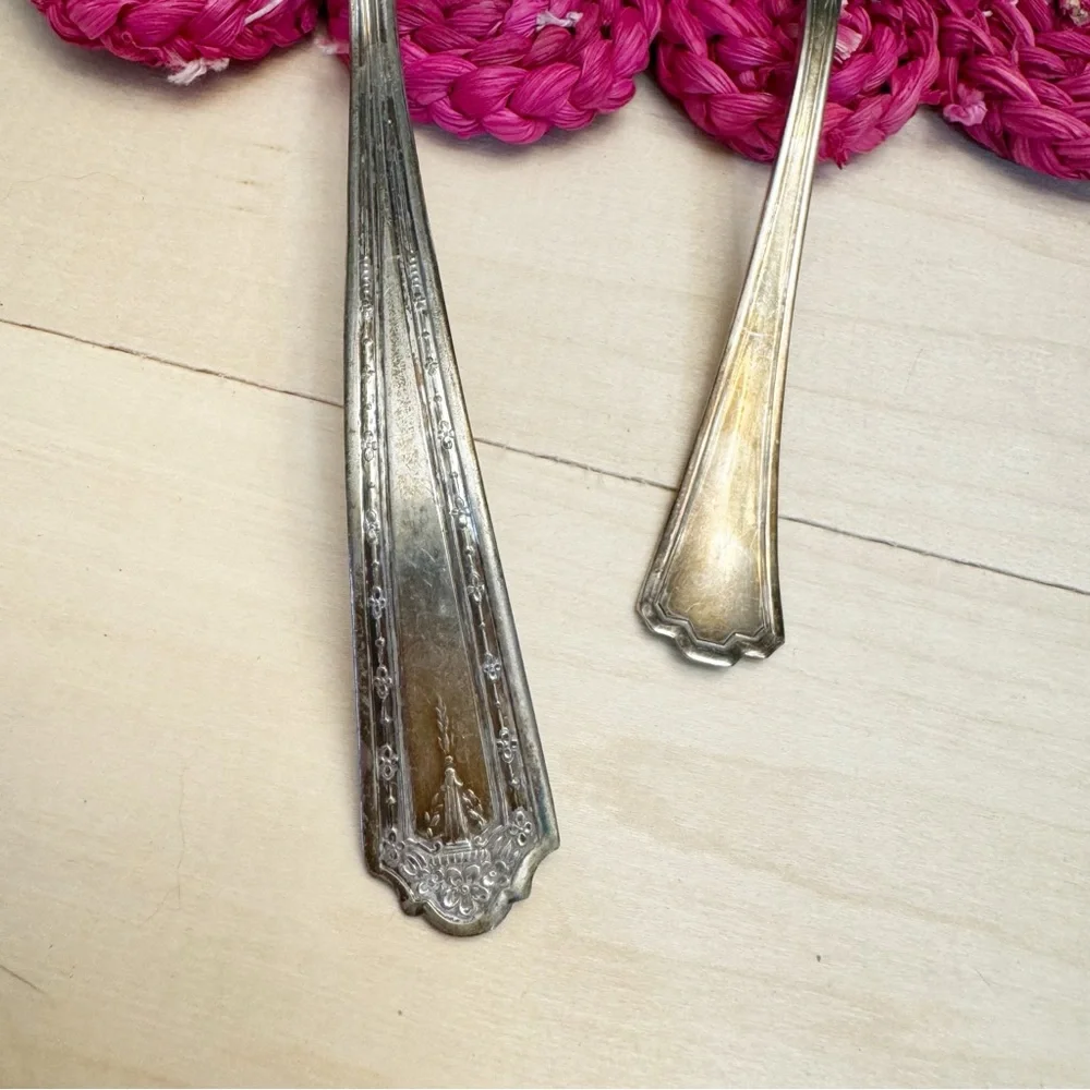 Vintage/Antique Majestic Silver Plate Ladle and a R.C.Co Silver Plate Spoon